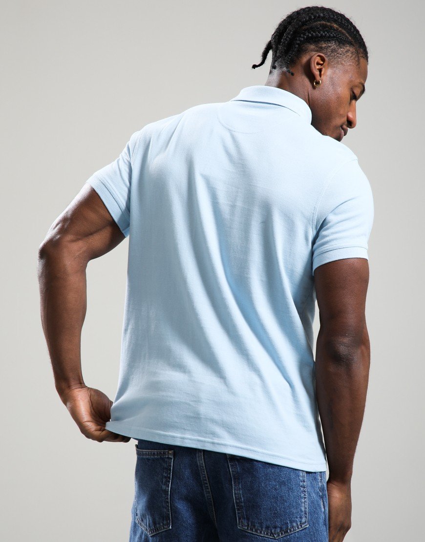 Barbour Sport Polo Shirt Sky