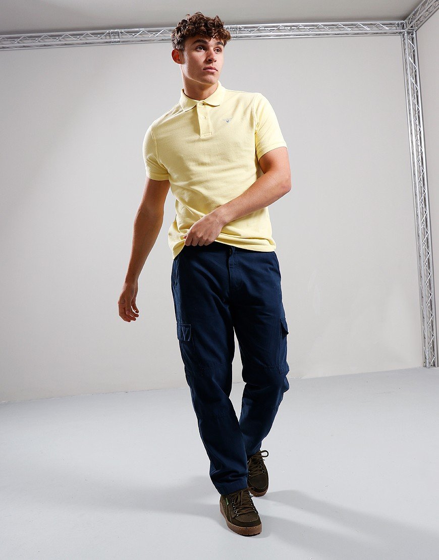Barbour Sports Polo Shirt Heritage Yellow