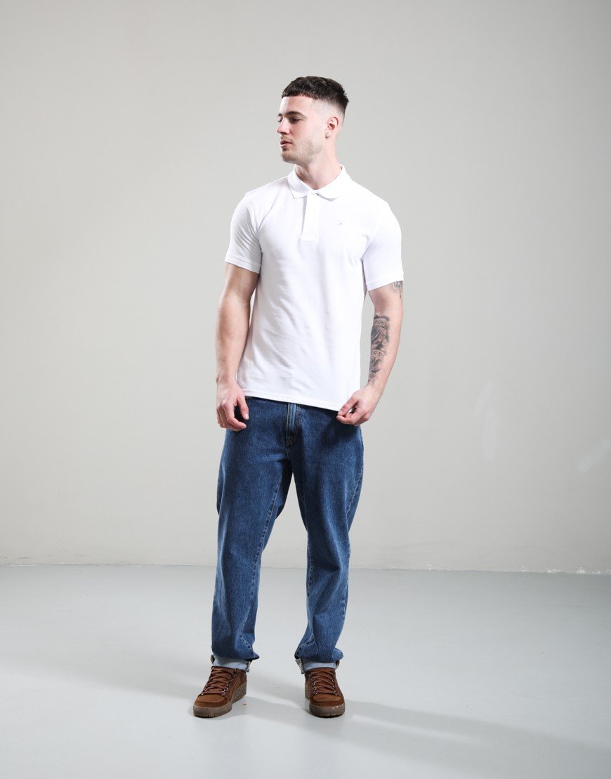 Barbours Sport Polo Shirt White