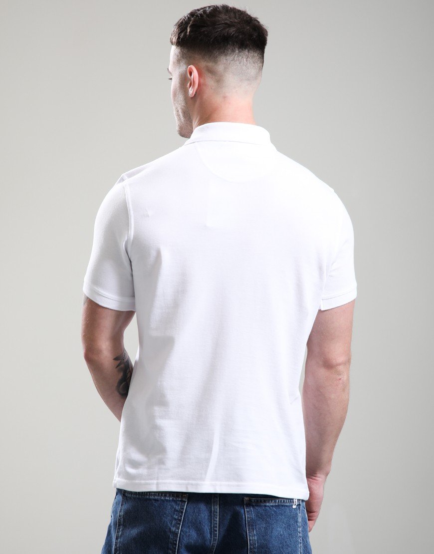 Barbours Sport Polo Shirt White