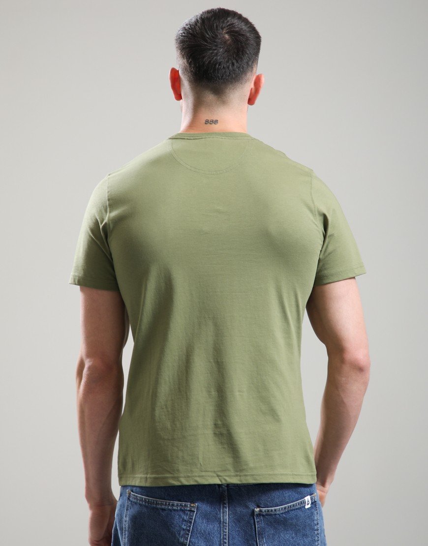 Barbour Essential Sports T-Shirt Burnt Olive