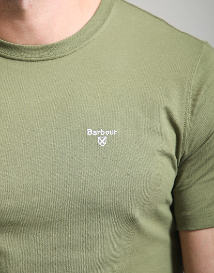 Barbour Essential Sports T-Shirt Burnt Olive