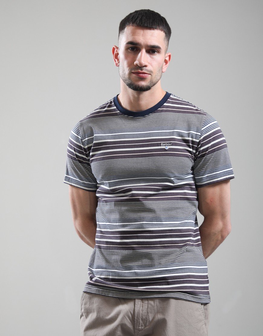 Barbour Steelrigg Stripe T-Shirt Navy
