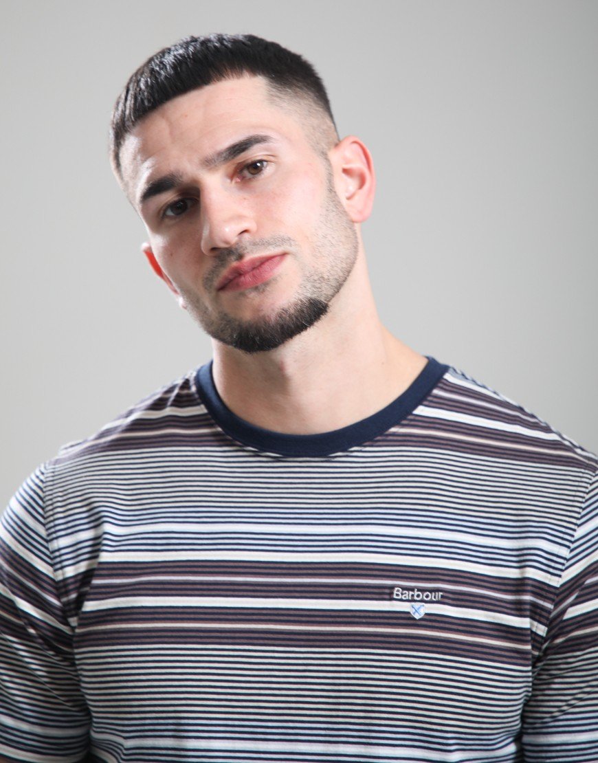 Barbour Steelrigg Stripe T-Shirt Navy