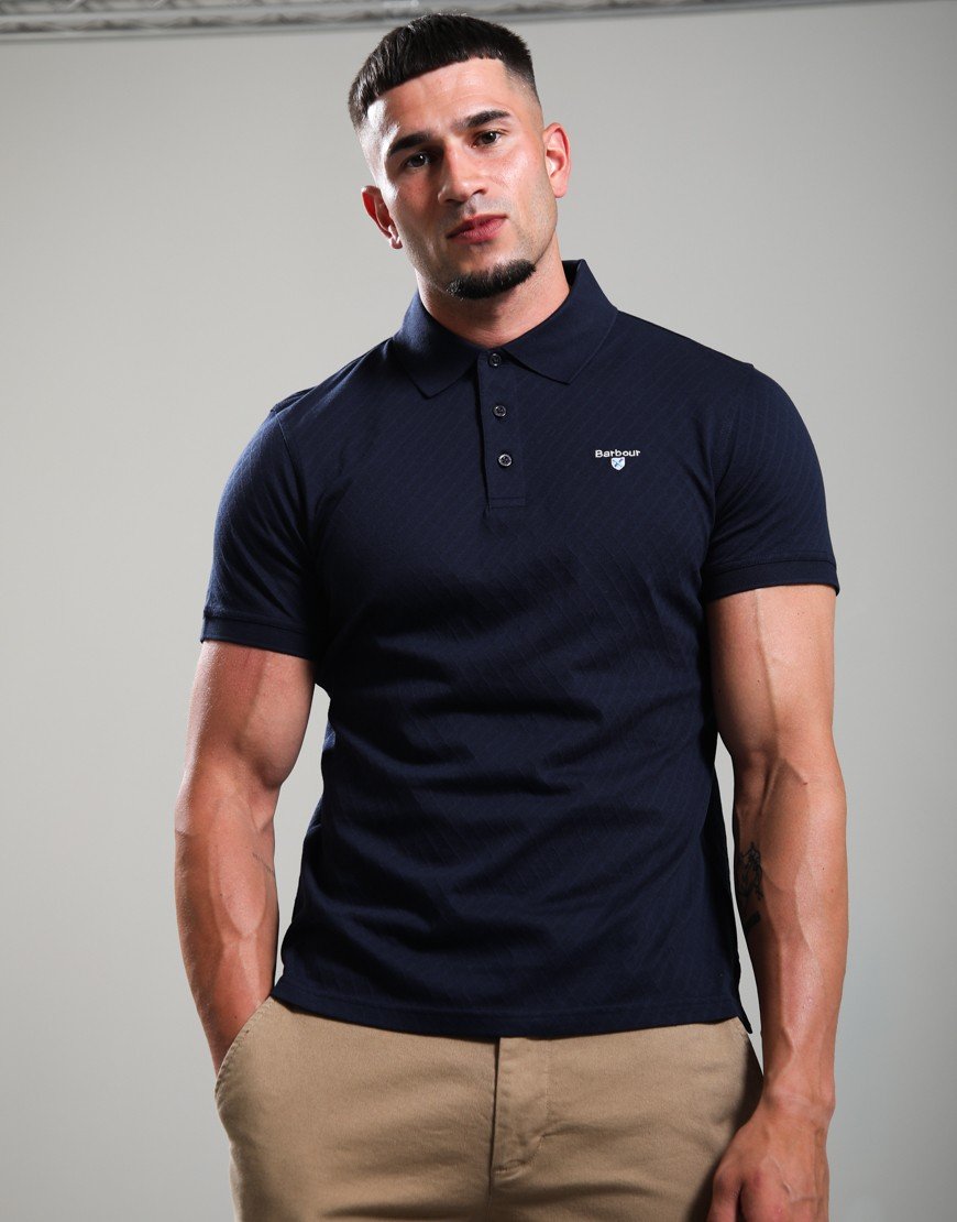 Barbour Sutton Polo Shirt Navy/Highland