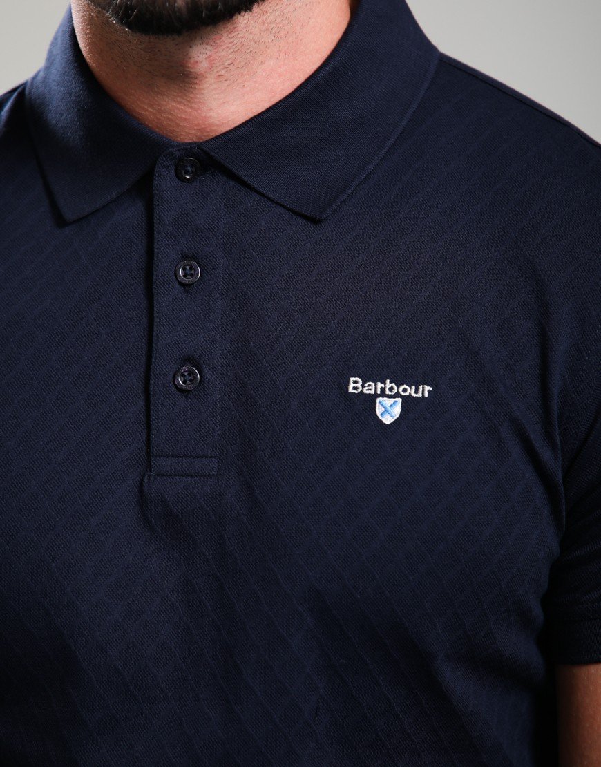 Barbour Sutton Polo Shirt Navy/Highland