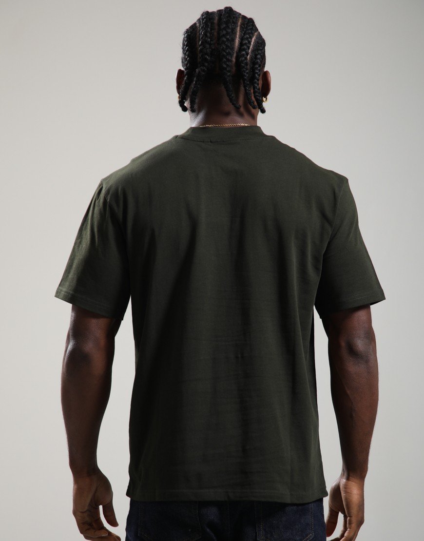 Barbour Tartan Logo Graphic OS T-Shirt Sage