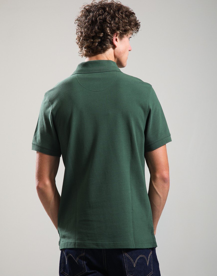 Barbour Tartan Pique Polo Shirt Sycamore