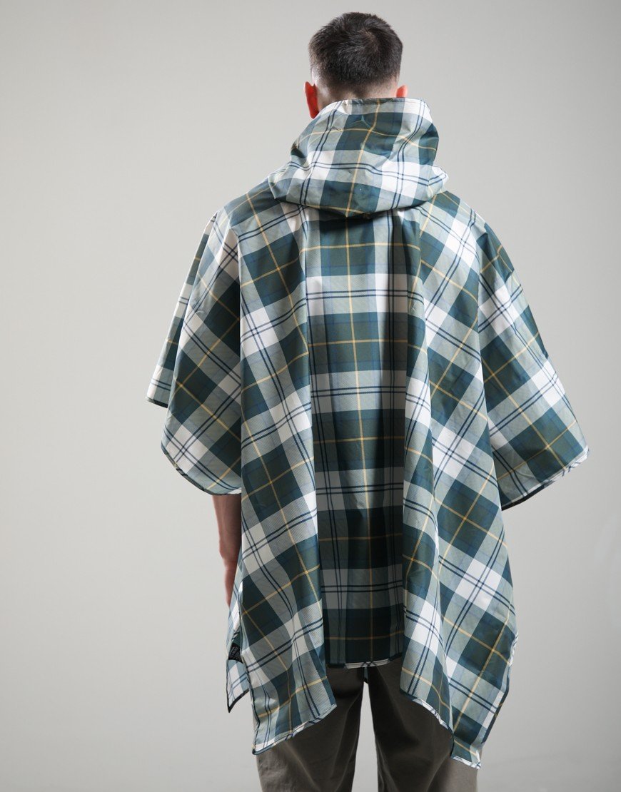 Barbour Tartan Poncho Ancient