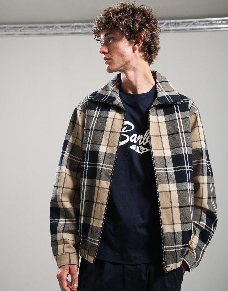Barbour Tartan Showerproof Blouson Jacket Birchwood Dress Tartan
