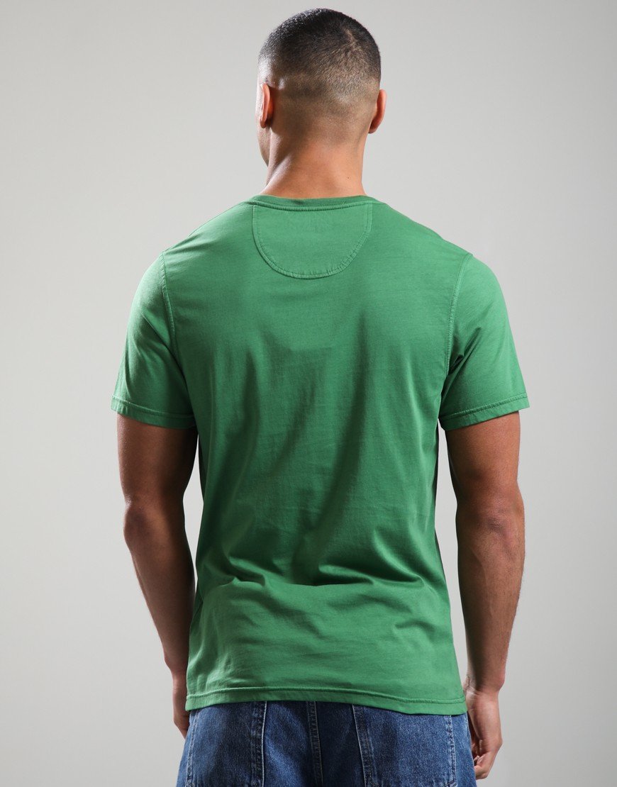 Barbour Washed Tartan T-Shirt Washed Green