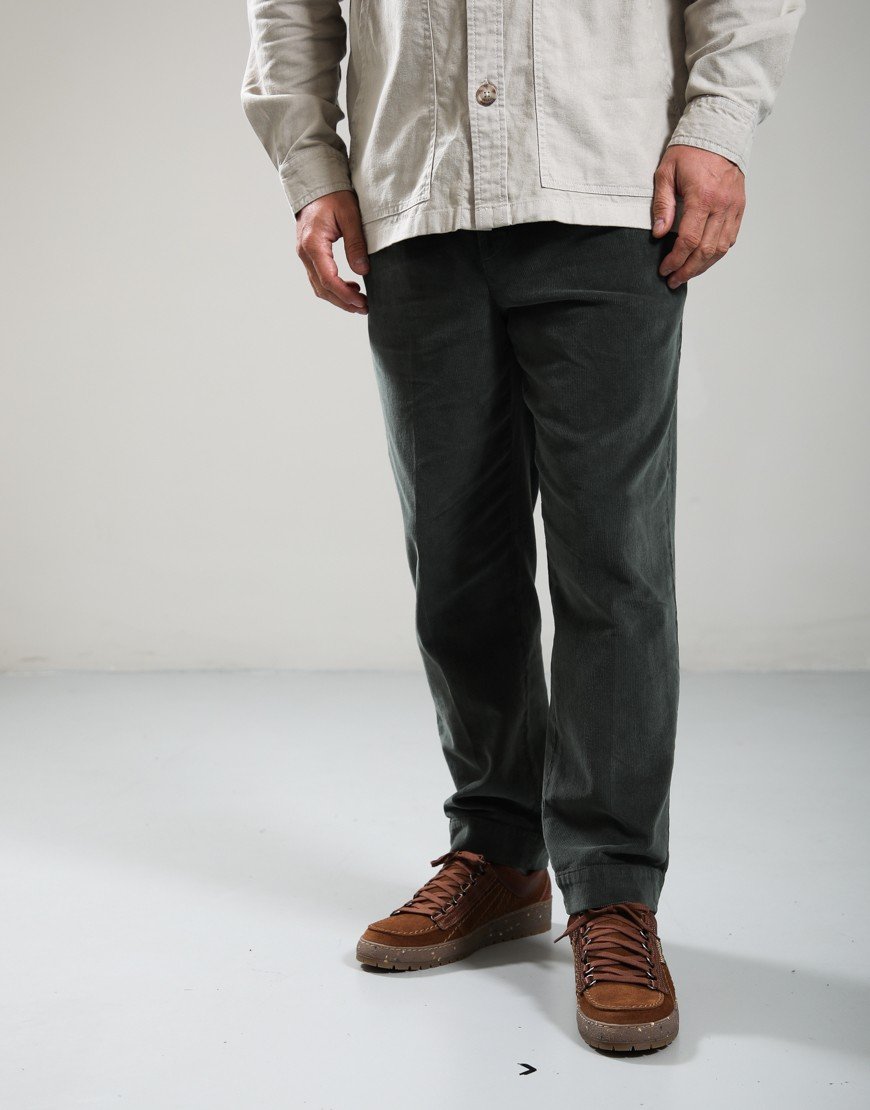 Barbour Ted Relaxed Fit Cord Trousers Sage