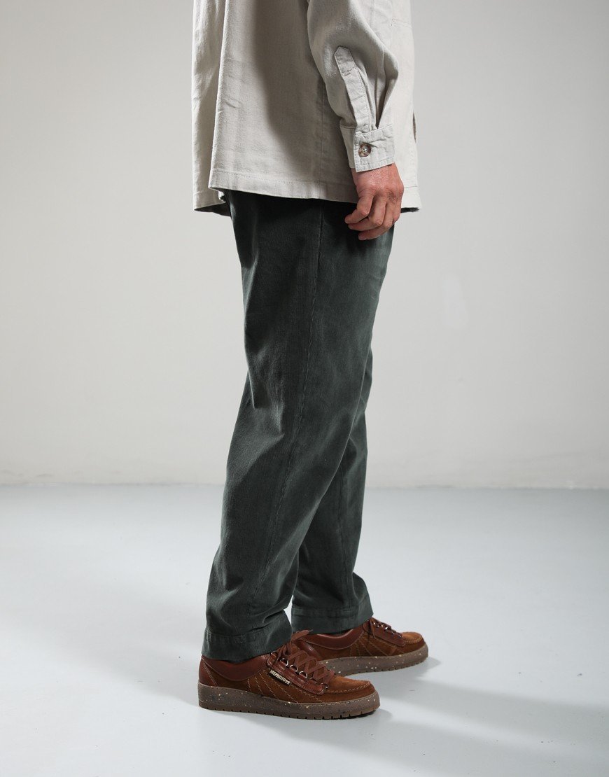 Barbour Ted Relaxed Fit Cord Trousers Sage