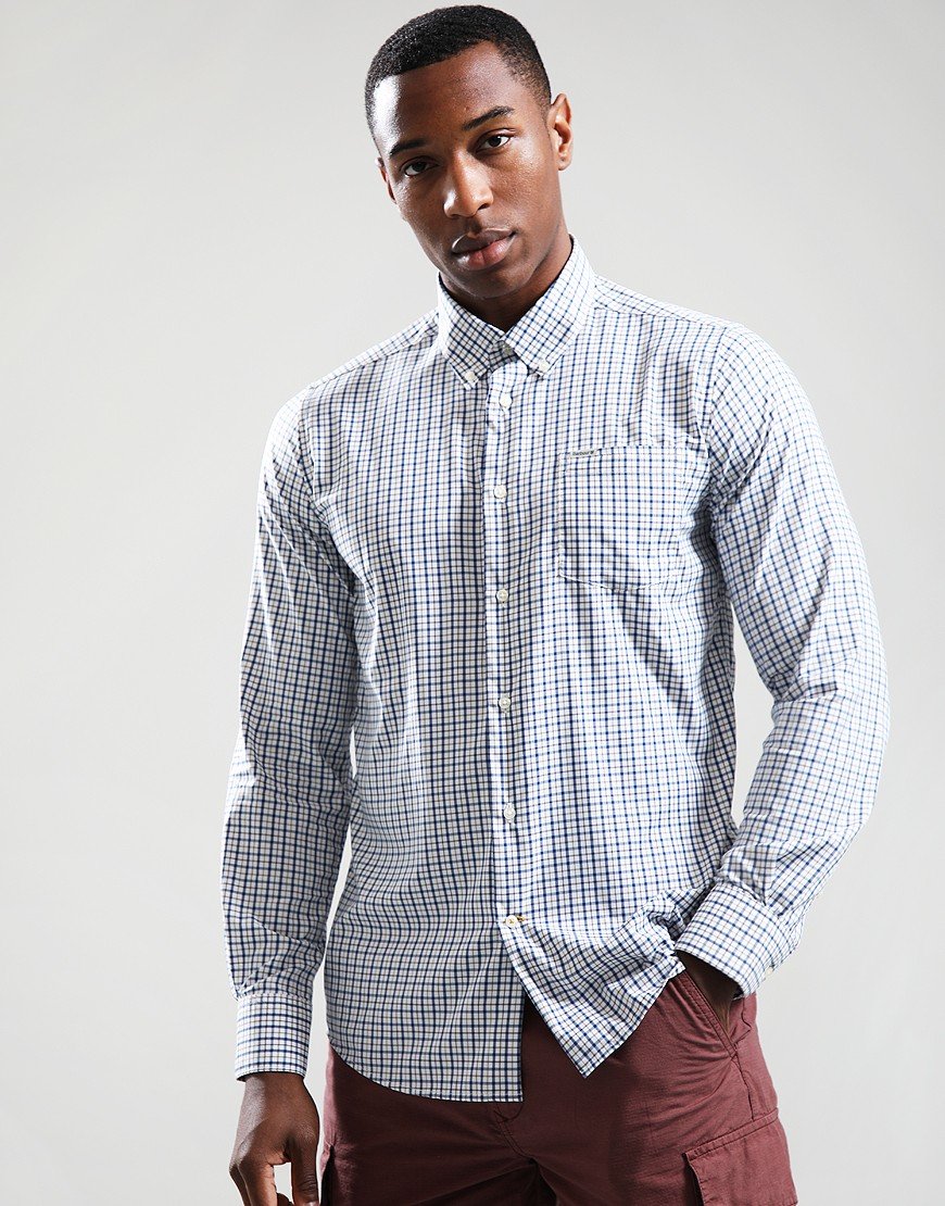 Barbour Teesdale Shirt Navy
