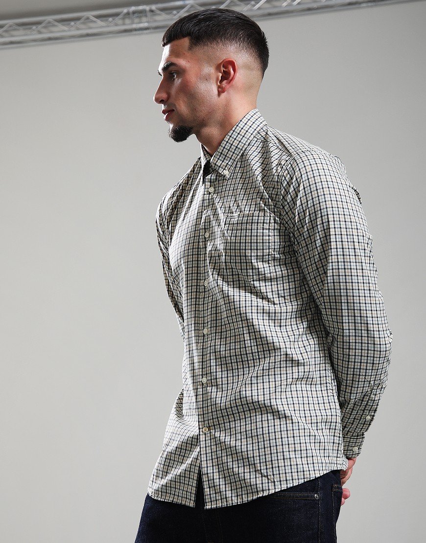 Barbour Teesdale Long Sleeve Shirt Stone