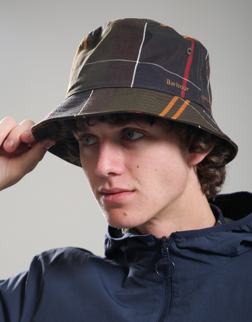 Barbour Telfield Tartan Bucket Hat Classic Tartan