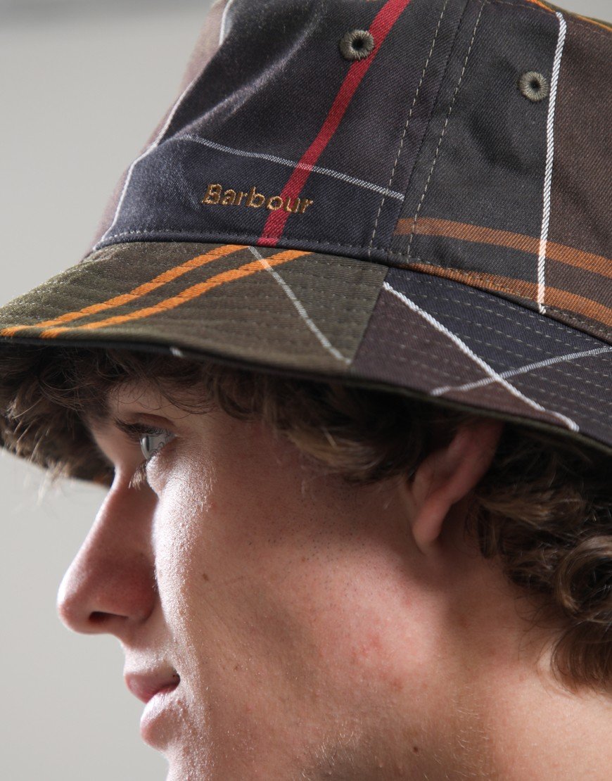 Barbour Telfield Tartan Bucket Hat Classic Tartan