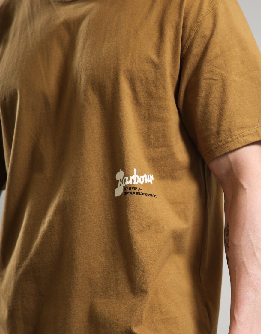 Barbour Terrain Graphic T-Shirt Breen