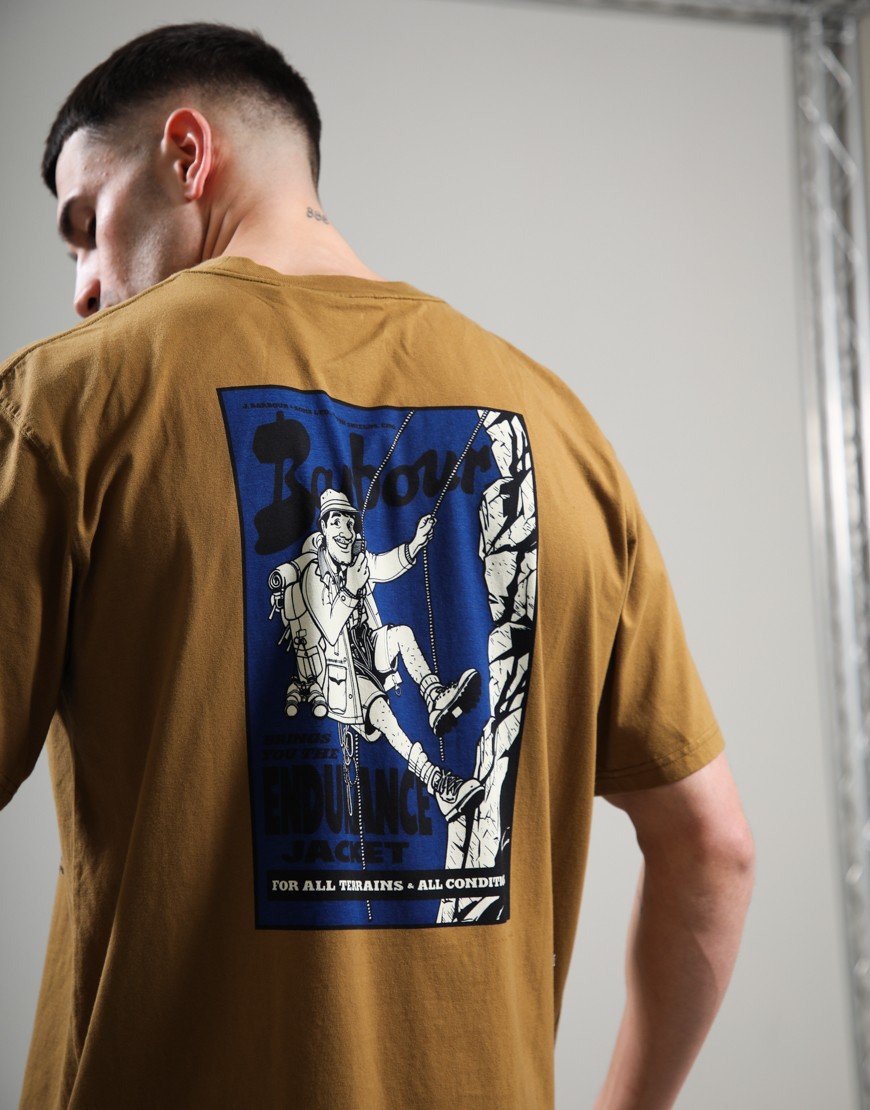 Barbour Terrain Graphic T-Shirt Breen