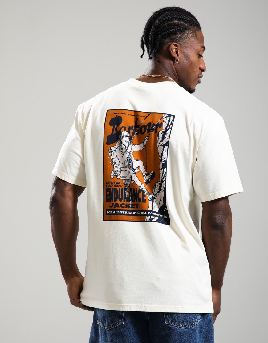 Barbour Terrain Graphic T-Shirt Neutral