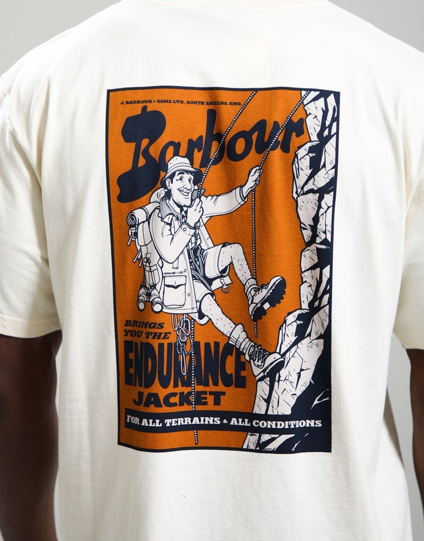 Barbour Terrain Graphic T-Shirt Neutral