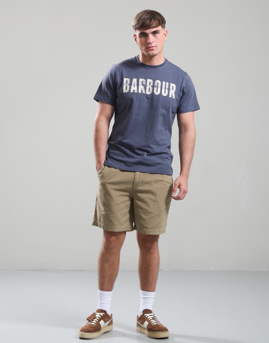 Barbour Thurford T-Shirt Washed Navy