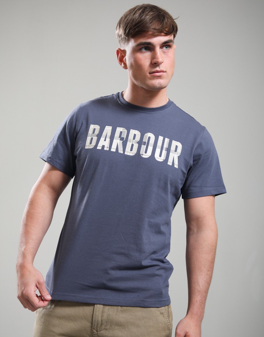 Barbour Thurford T-Shirt Washed Navy