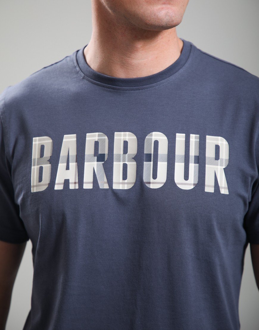 Barbour Thurford T-Shirt Washed Navy