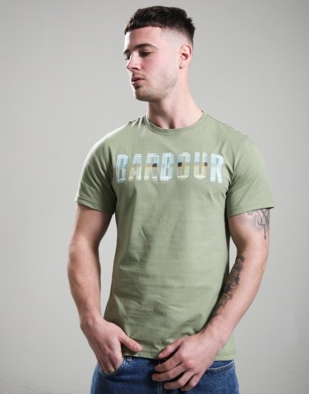 Barbour Thurford T-Shirt Laurel Green