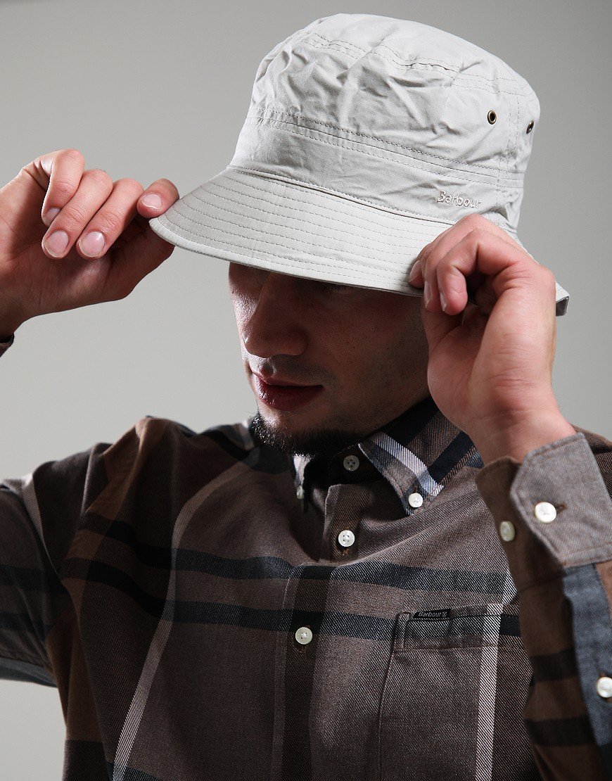 Barbour Transport Bucket Hat Concrete