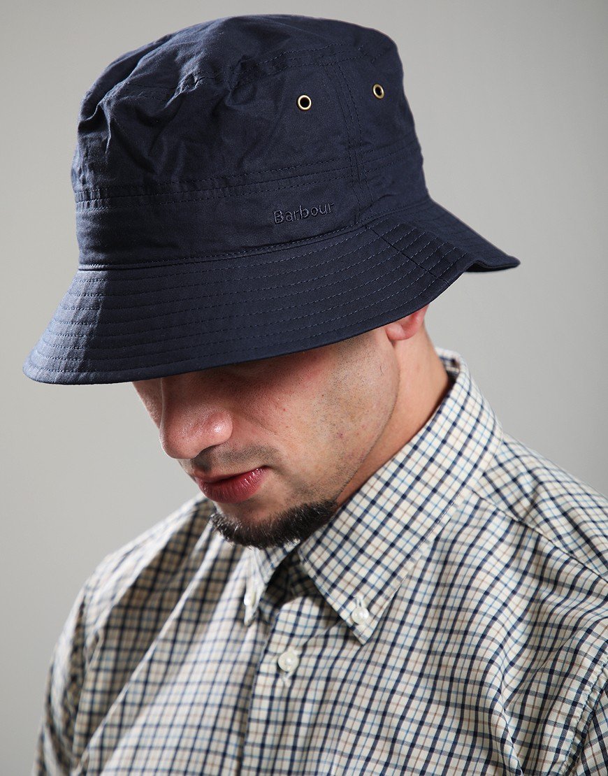 Barbour Transport Bucket Hat Navy