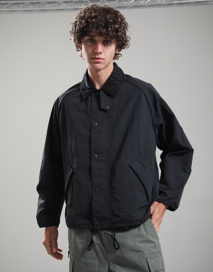 Barbour Transport Nylon Casual Jacket Black
