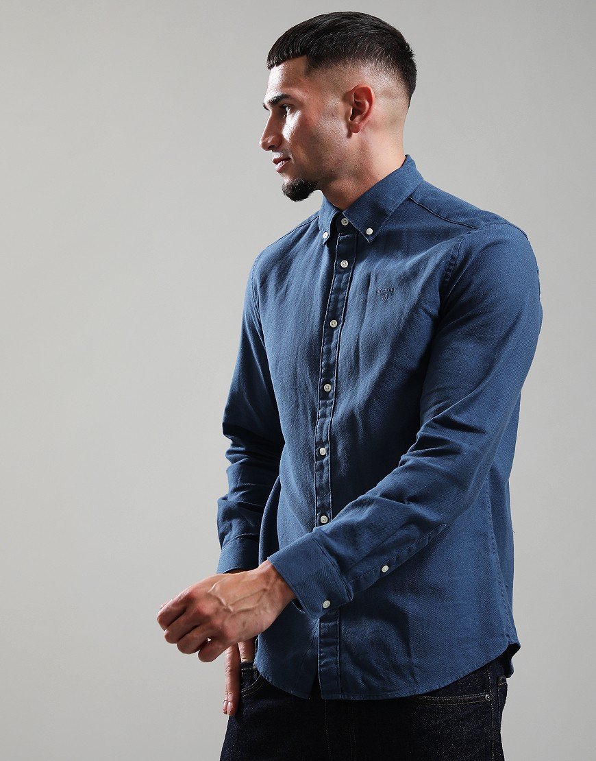 Barbour Twillbridge Long Sleeve Shirt Dark Denim