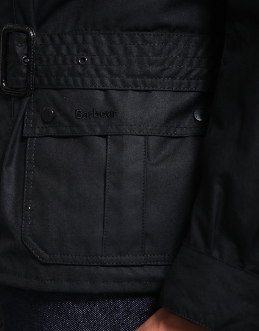 Barbour Ursula Wax Jacket Black