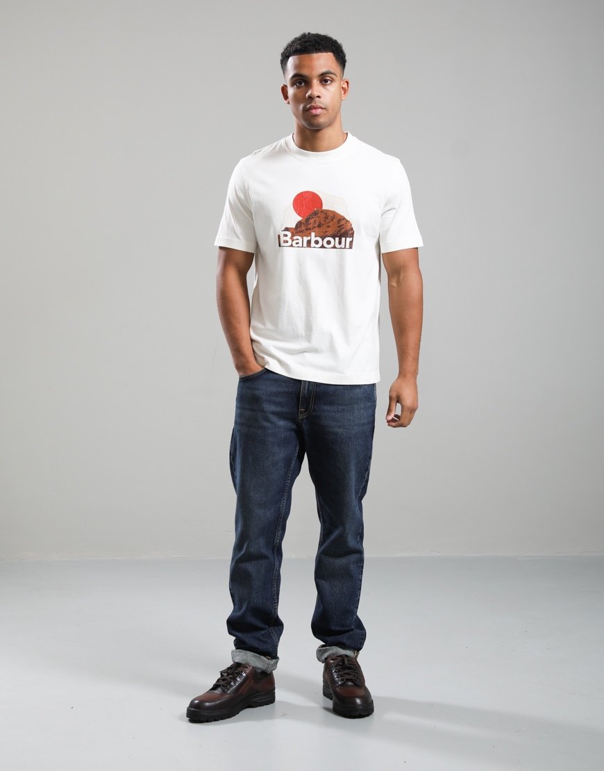 Barbour Wadsworth Relaxed Graphic T-Shirt Whisper White