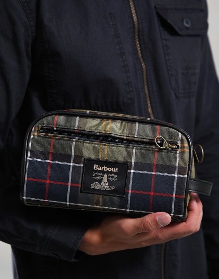 Barbour Tartan Washbag Classic/beacon