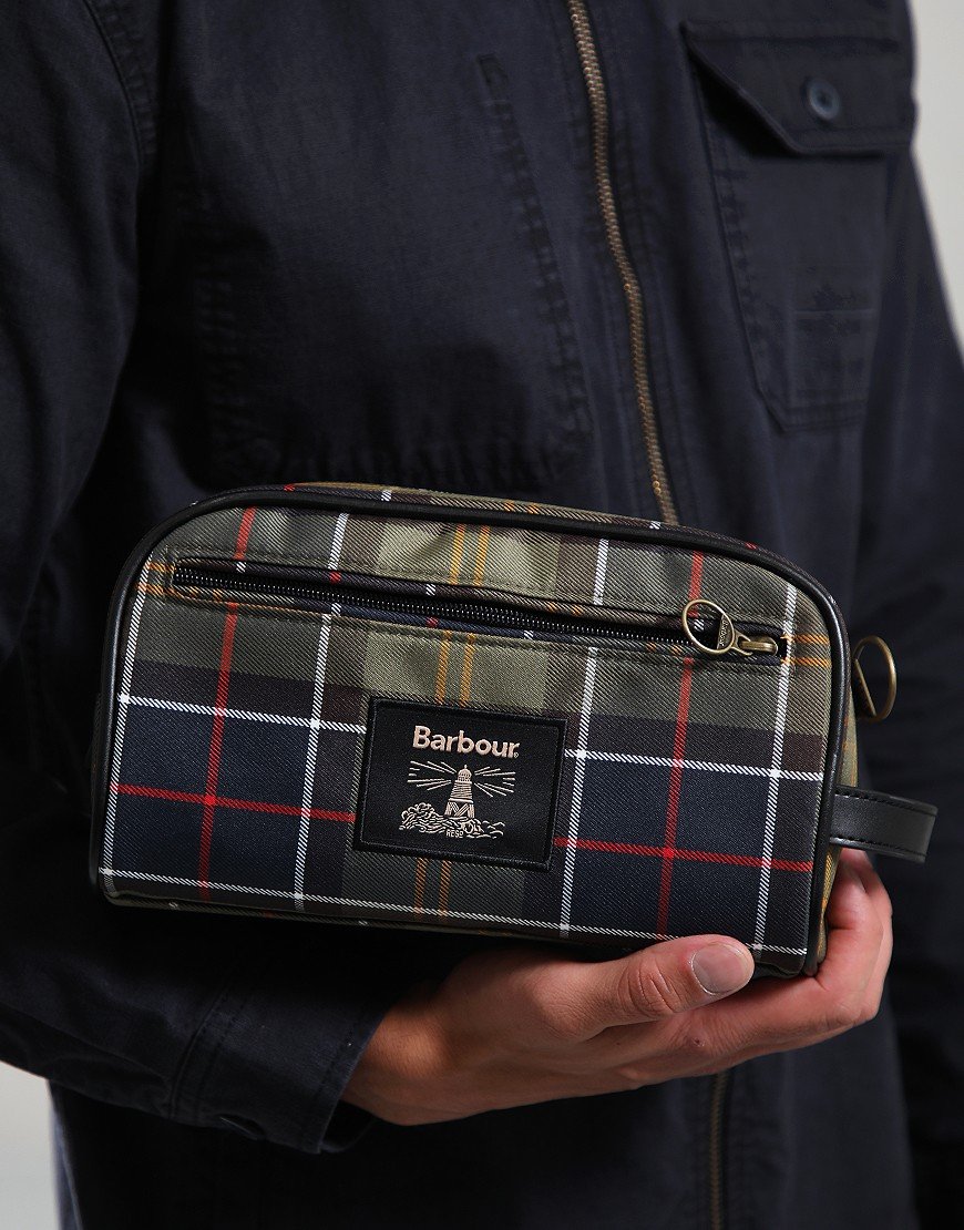 Barbour Tartan Washbag Classic/beacon