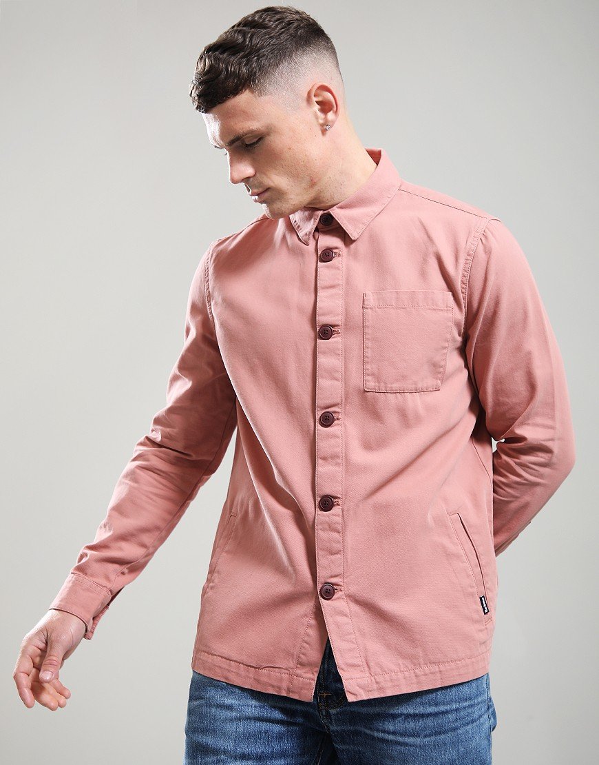 Barbour Washed Overshirt Earth Pink