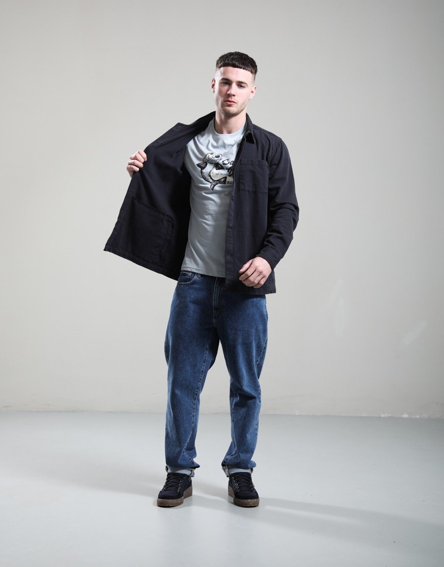 Barbour Washed Overshirt Navy