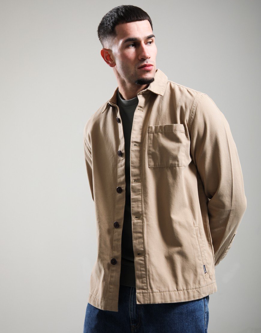 Barbour Washed Overshirt Washed Stone
