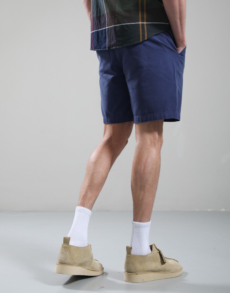 Barbour Washed Oxford Relaxed Shorts Oceana