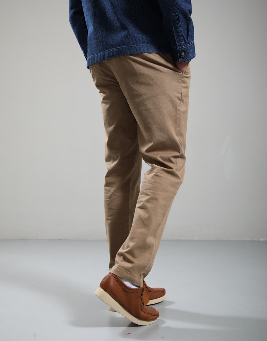 Barbour Washed Tailored Fit Trousers Stone