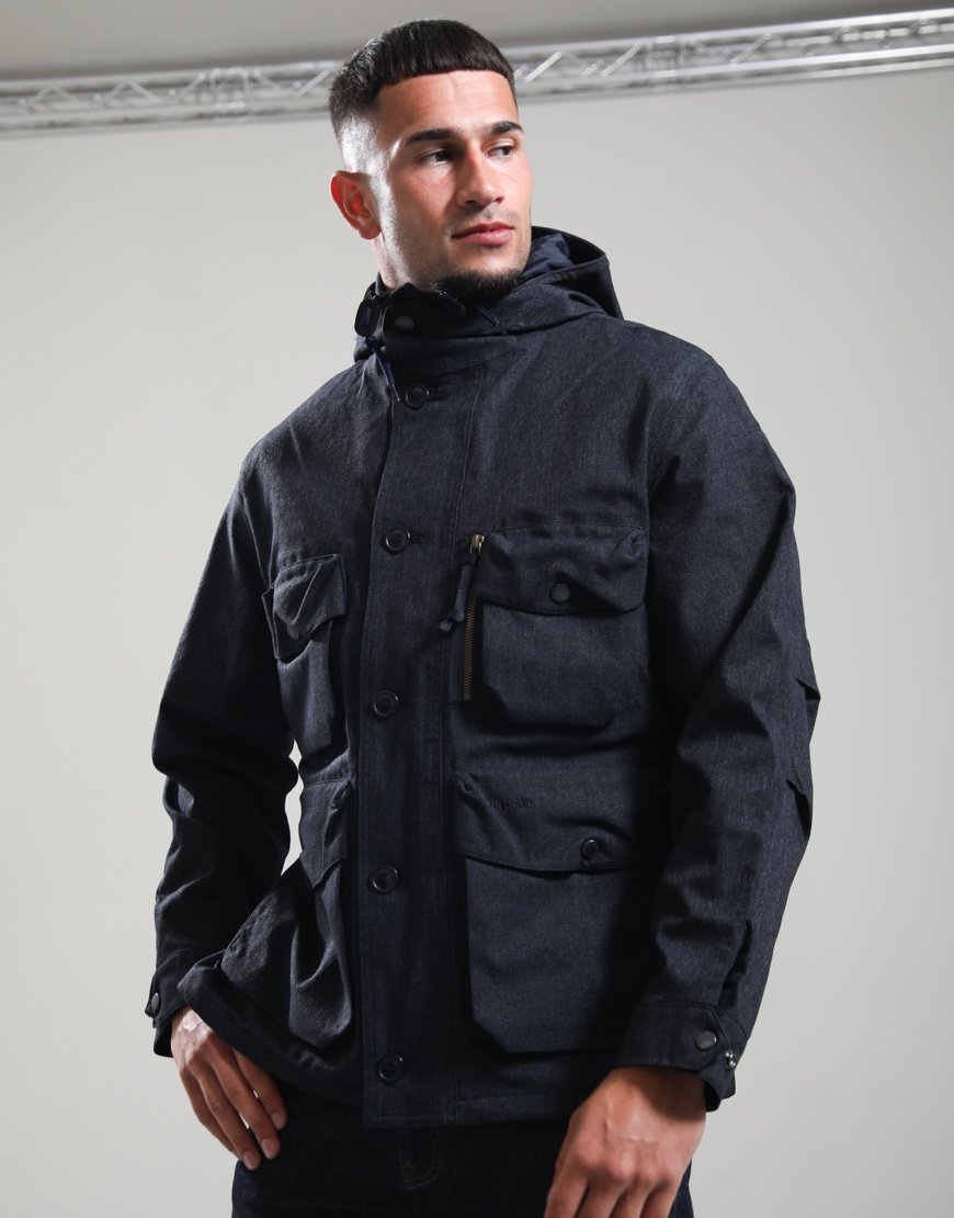 Barbour West Endurance Waterproof Jacket Navy