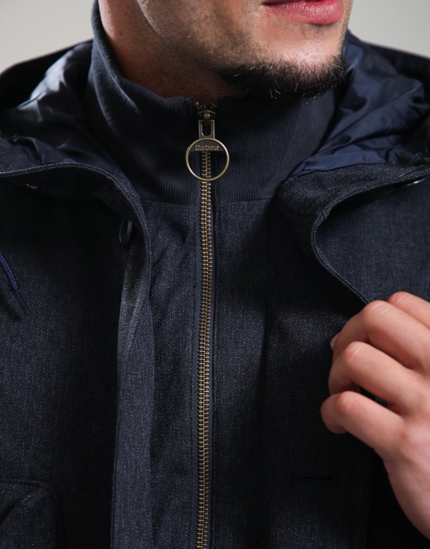 Barbour West Endurance Waterproof Jacket Navy
