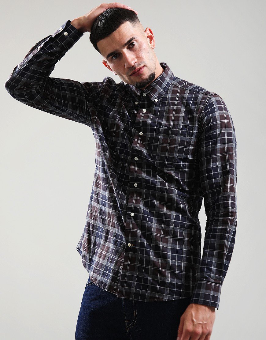 Barbour Wetheram Tailored Fit Shirt Midnight