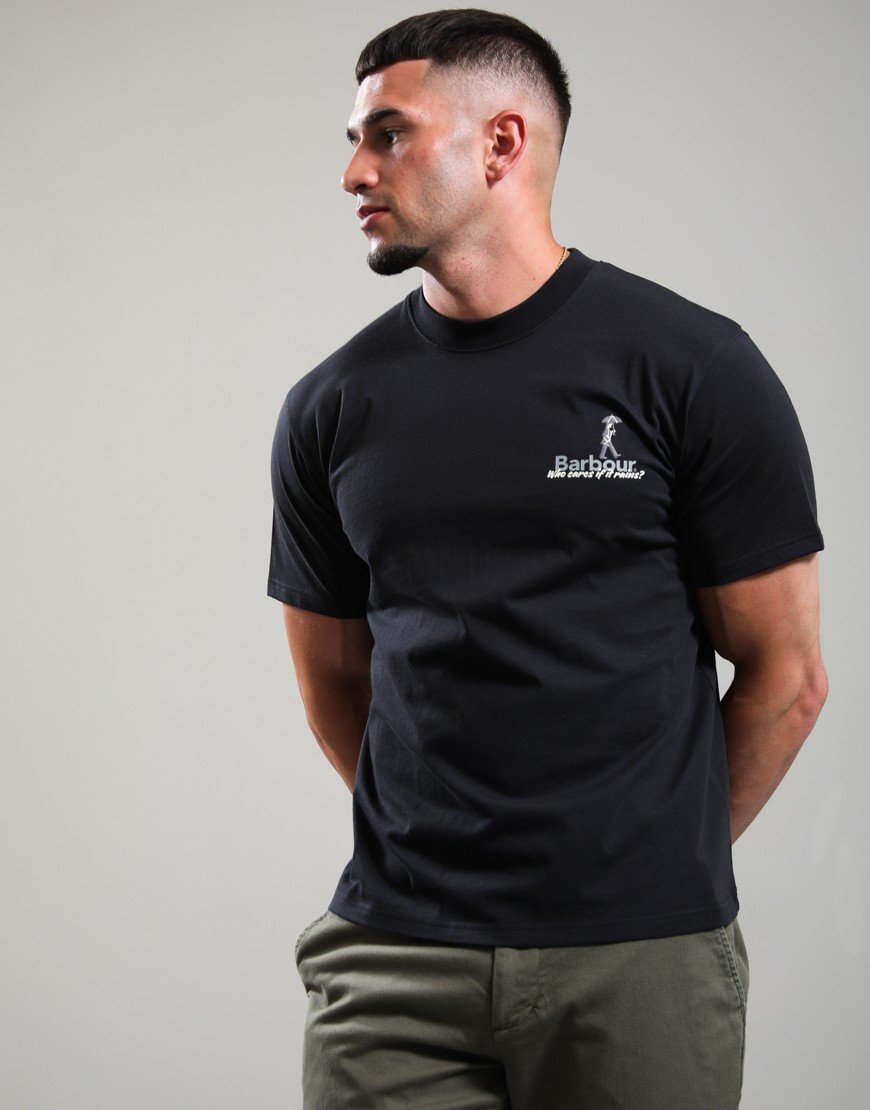 Barbour Why Get Wet T-Shirt Black