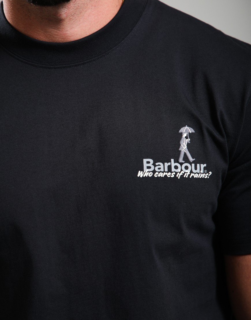 Barbour Why Get Wet T-Shirt Black