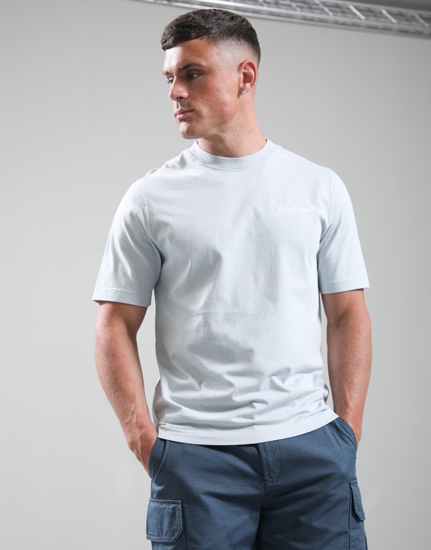 Barbour Wildfell Relaxed Graphic T-Shirt Blue Haze
