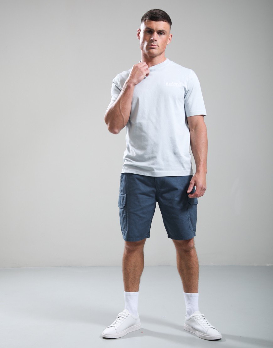 Barbour Wildfell Relaxed Graphic T-Shirt Blue Haze