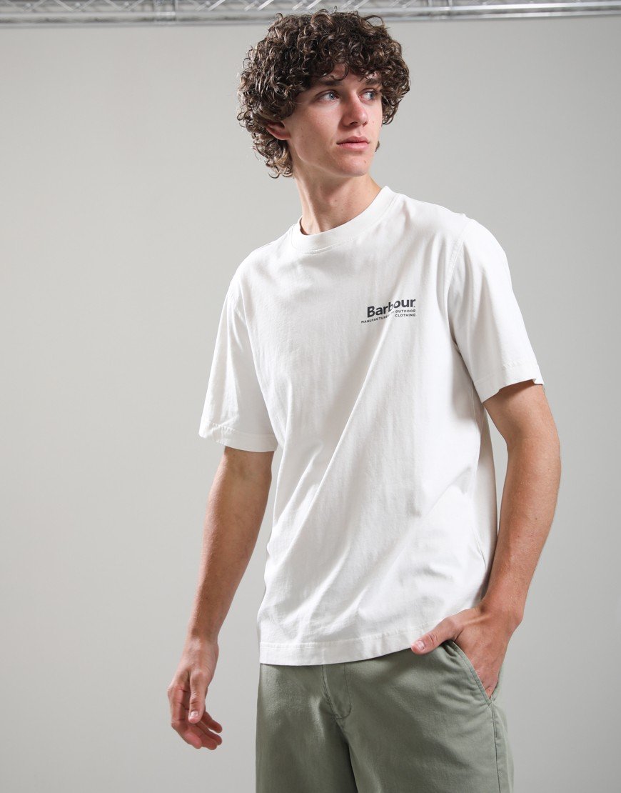 Barbour Wildfell Relaxed Graphic T-Shirt Neutral